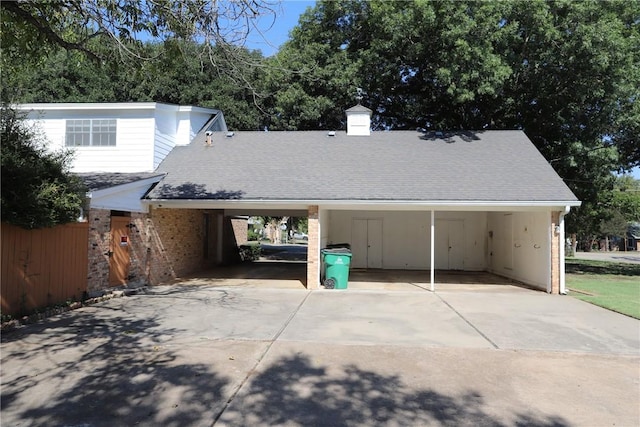 view of front of property