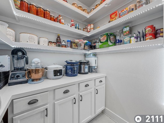 view of pantry