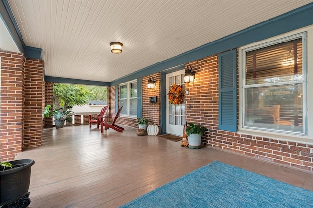 view of patio / terrace featuring a porch