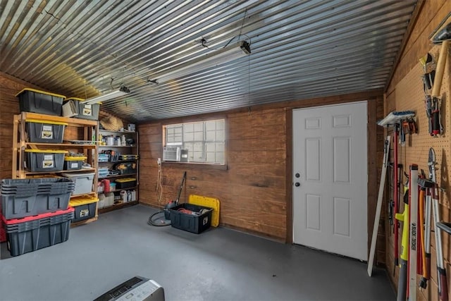 storage area with a garage