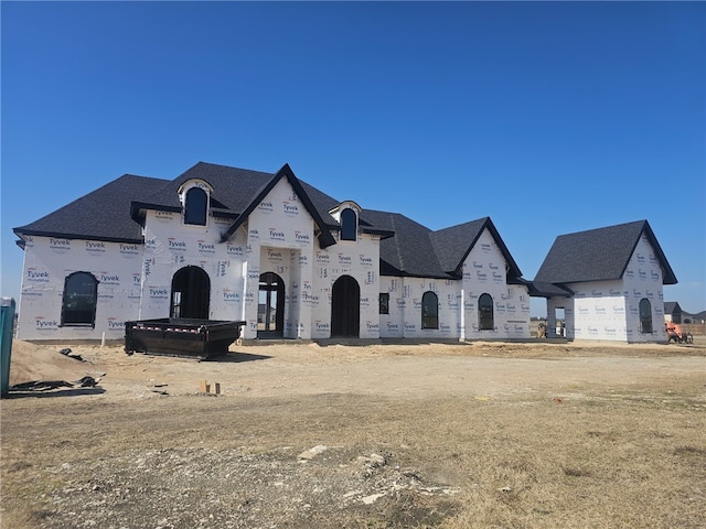 view of property under construction