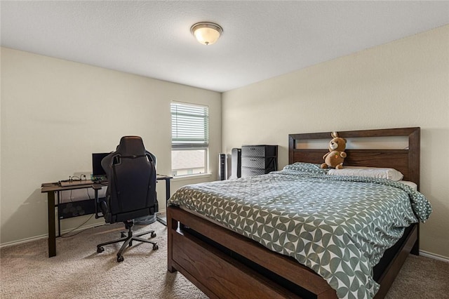 bedroom with carpet flooring