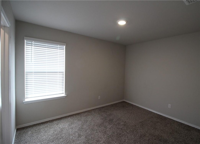 empty room with carpet floors