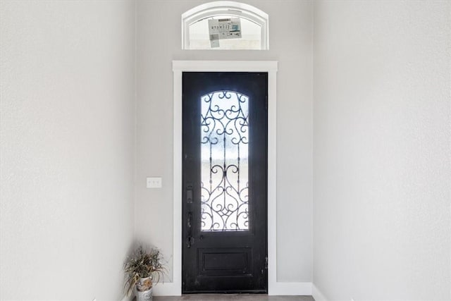 view of entrance foyer