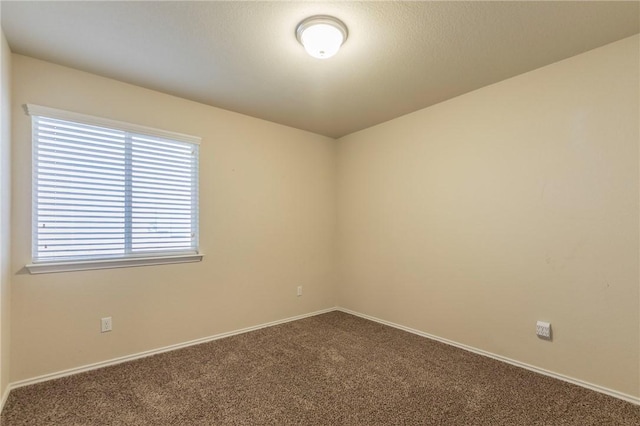 unfurnished room with carpet