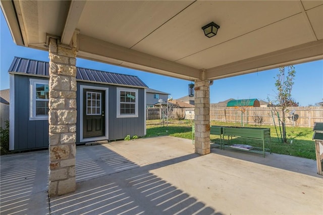 view of patio