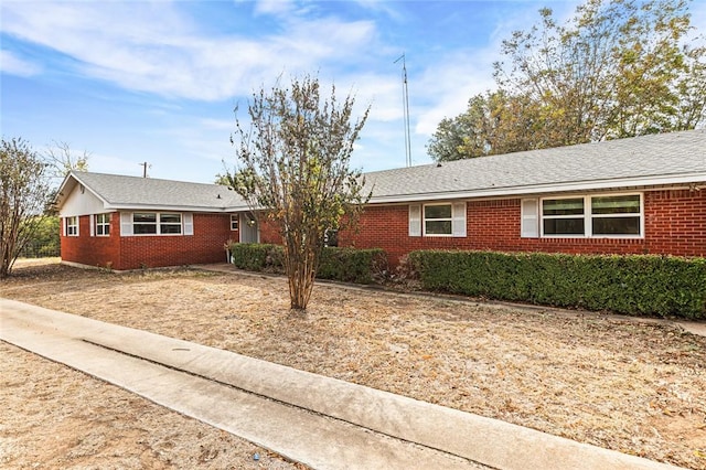 view of ranch-style home