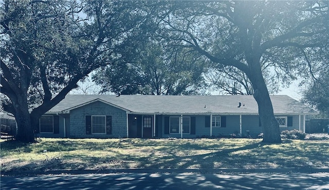 view of ranch-style home