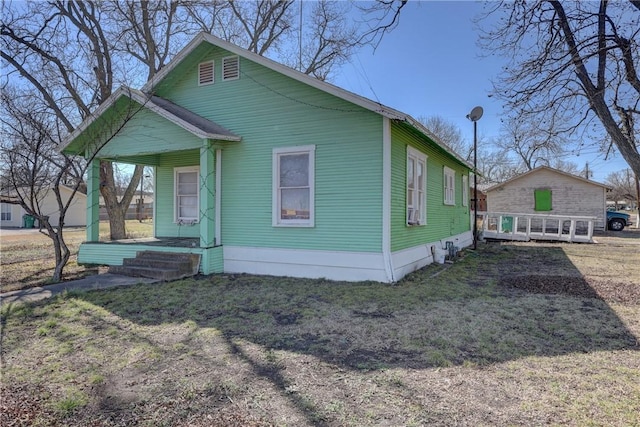 bungalow with a porch