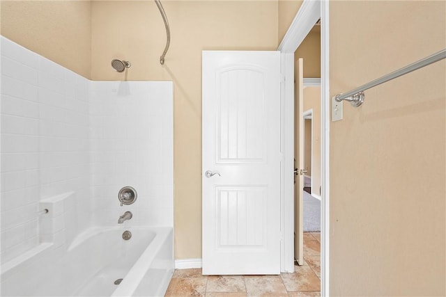 bathroom featuring shower / bathing tub combination