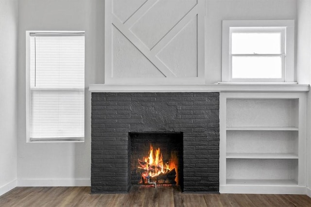 interior details featuring hardwood / wood-style floors