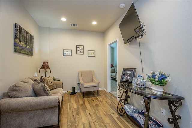 interior space with light wood-type flooring