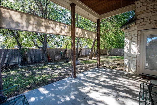 view of patio