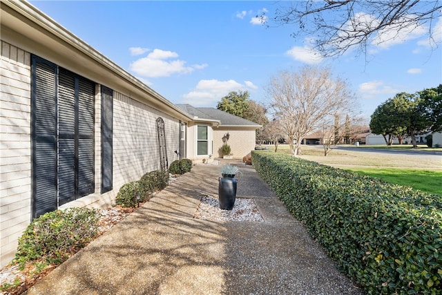 view of patio / terrace featuring a residential view