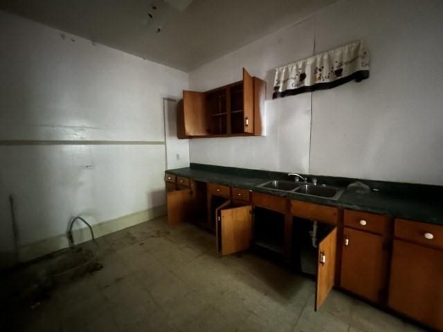 kitchen featuring sink