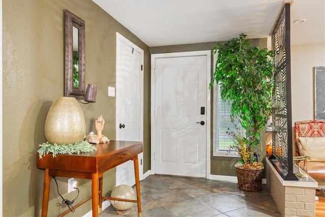 foyer featuring a healthy amount of sunlight