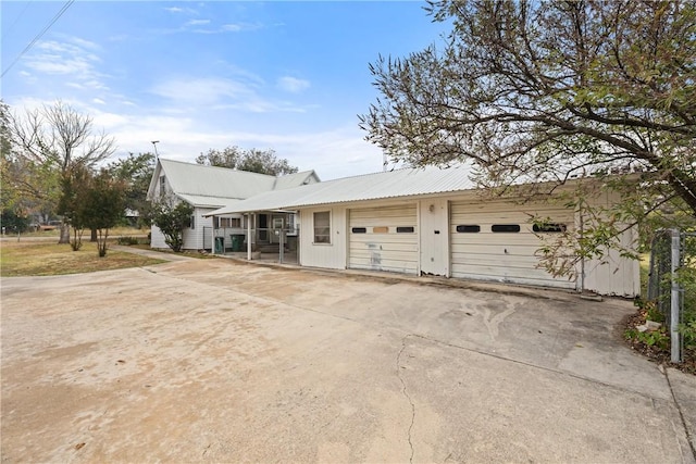 ranch-style house with a garage