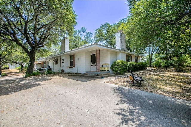 view of ranch-style house