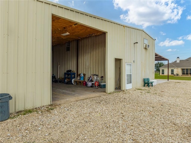 view of outbuilding