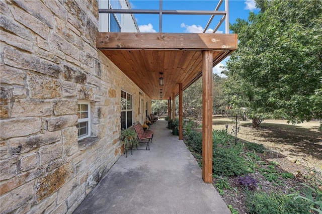 view of patio