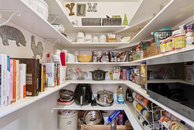 view of pantry