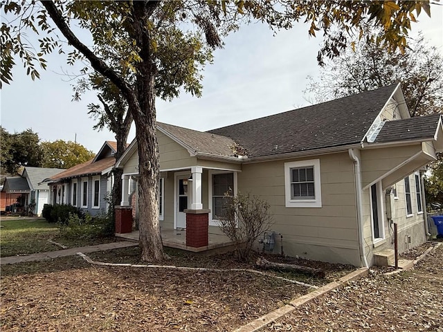 view of home's exterior