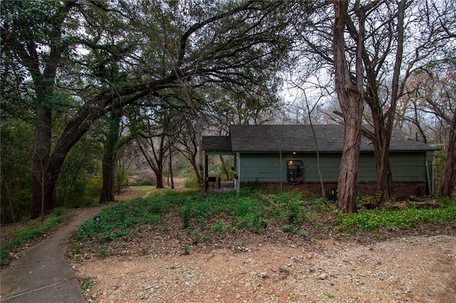 view of property exterior