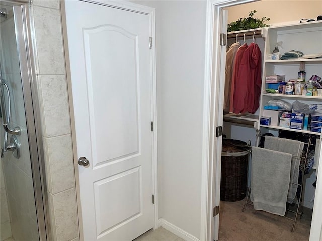 view of closet