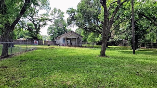 view of yard