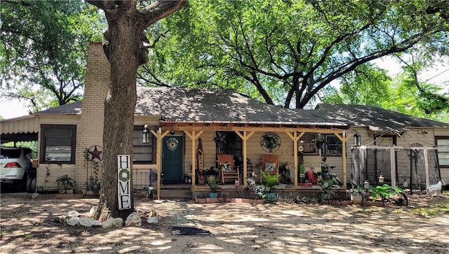 view of front of property