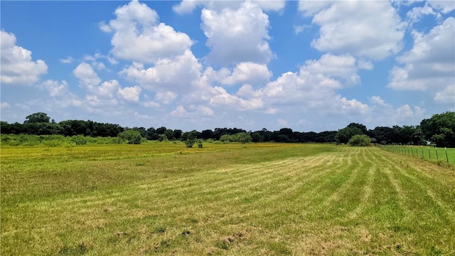 view of nature featuring a rural view