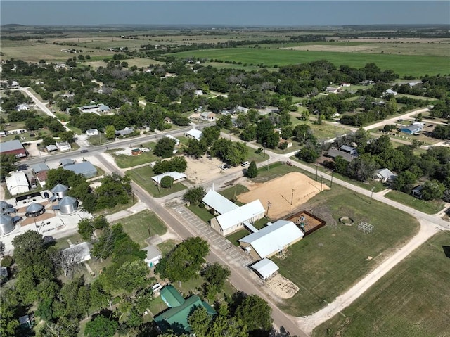 bird's eye view featuring a rural view