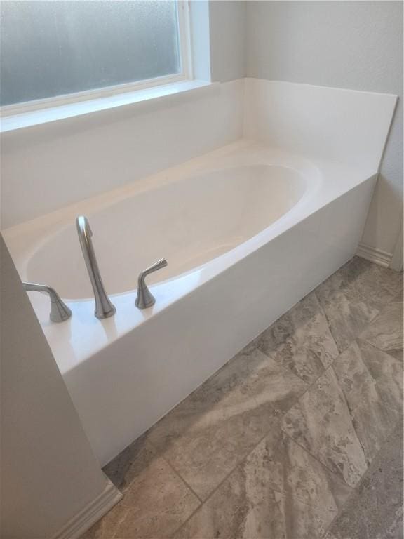 bathroom with a bathtub