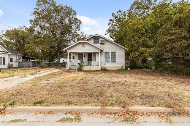 bungalow featuring covered porch