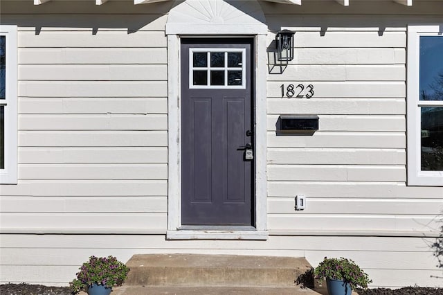 view of property entrance