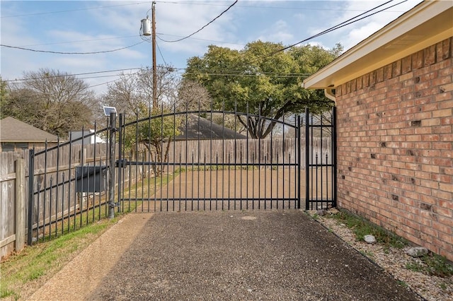 view of gate