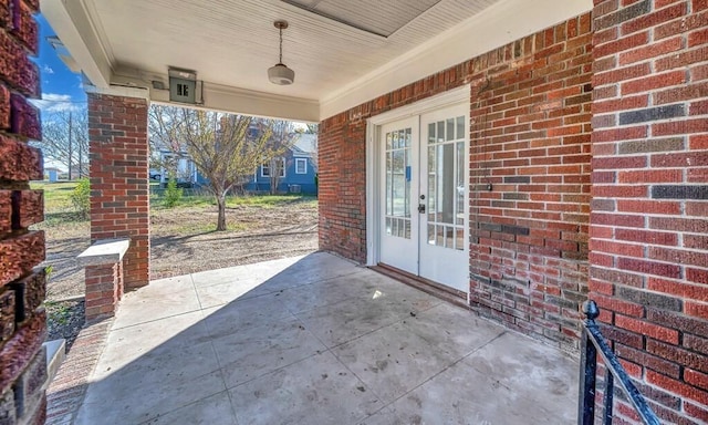 view of patio / terrace with french doors