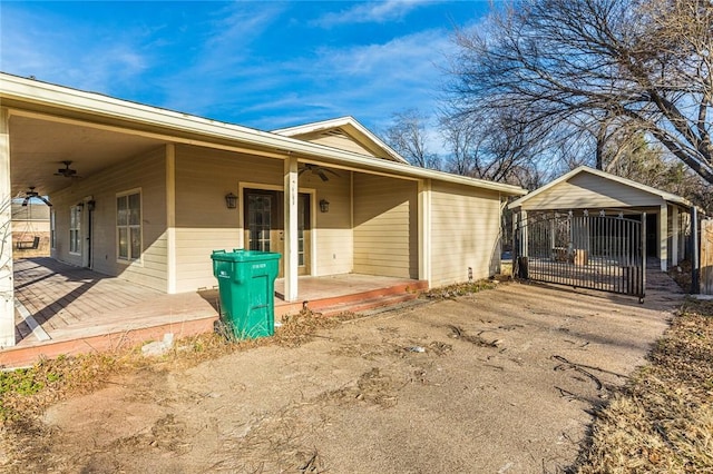 view of rear view of house