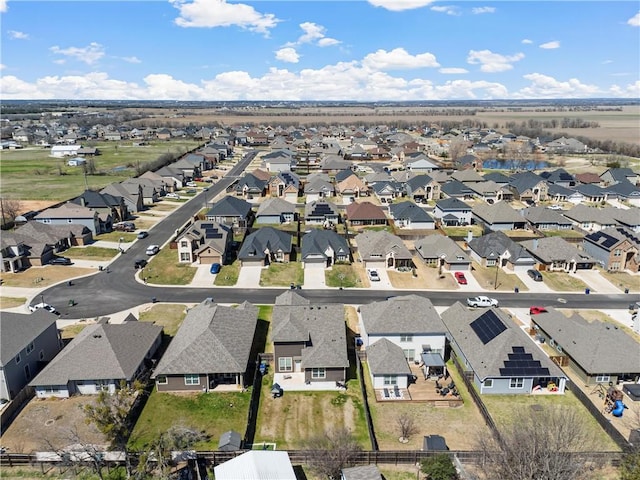 bird's eye view featuring a residential view