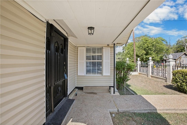 view of entrance to property