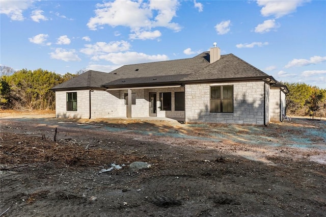 view of rear view of property