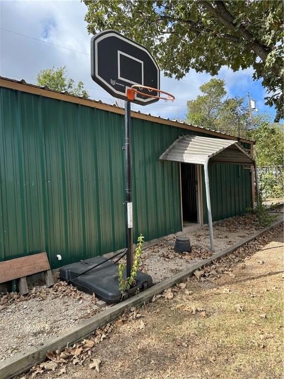 view of sport court