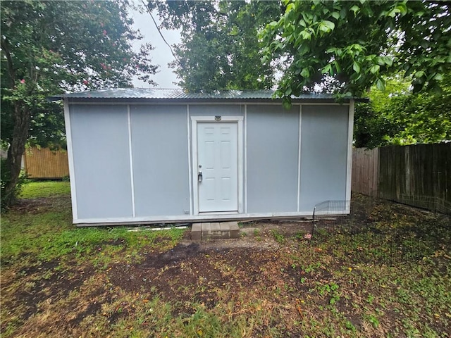 view of outbuilding