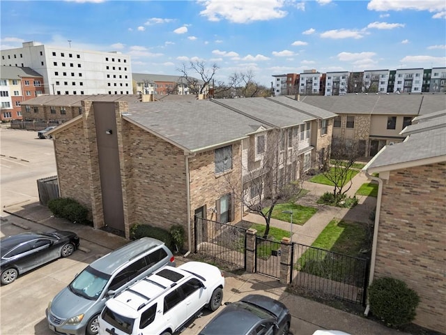 exterior space featuring fence