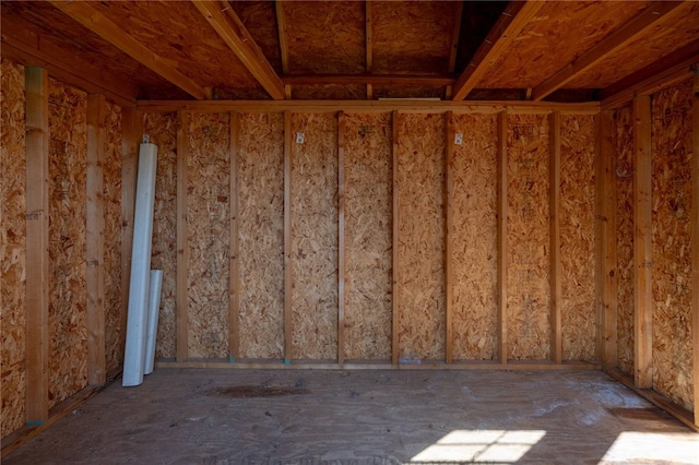 view of storage room