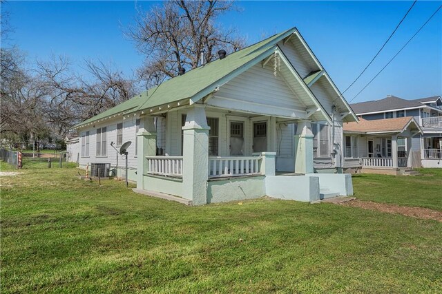 deck featuring a porch