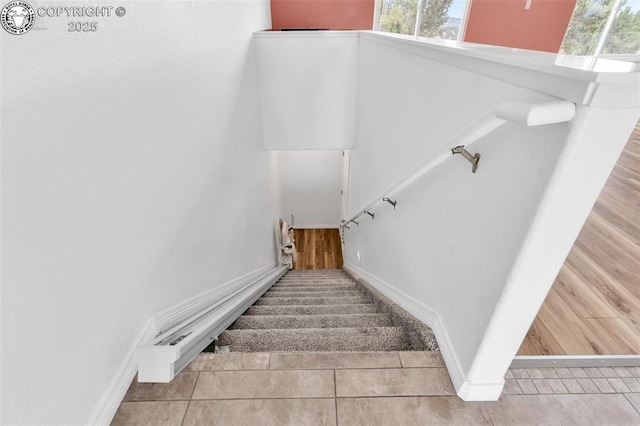 121 Mourning Dove Dr, Canon City, CO 81212 - stairs with tile patterned floors and plenty of natural light