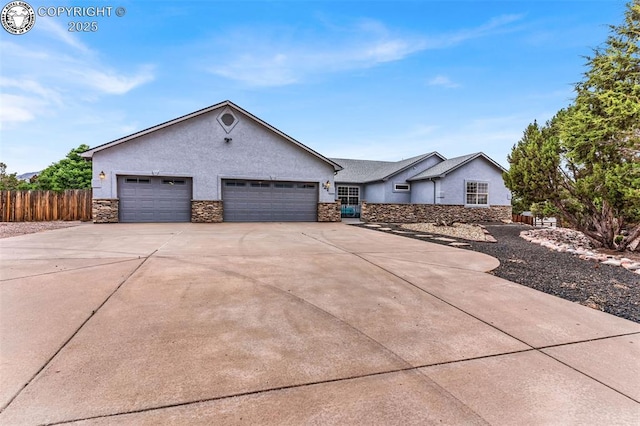 121 Mourning Dove Dr, Canon City, CO 81212 - single story home with stucco siding and stone siding