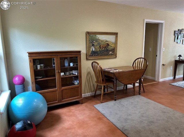 601 Petroleum Ave, Florence, CO 81226 - dining room with baseboards and carpet