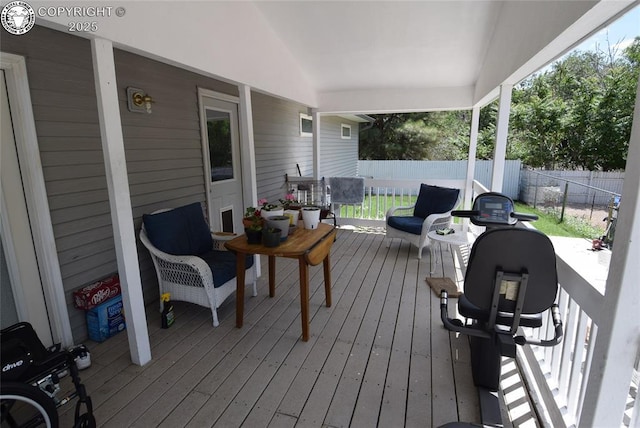 221 Greydene Ave, Canon City, CO 81212 - view of wooden deck